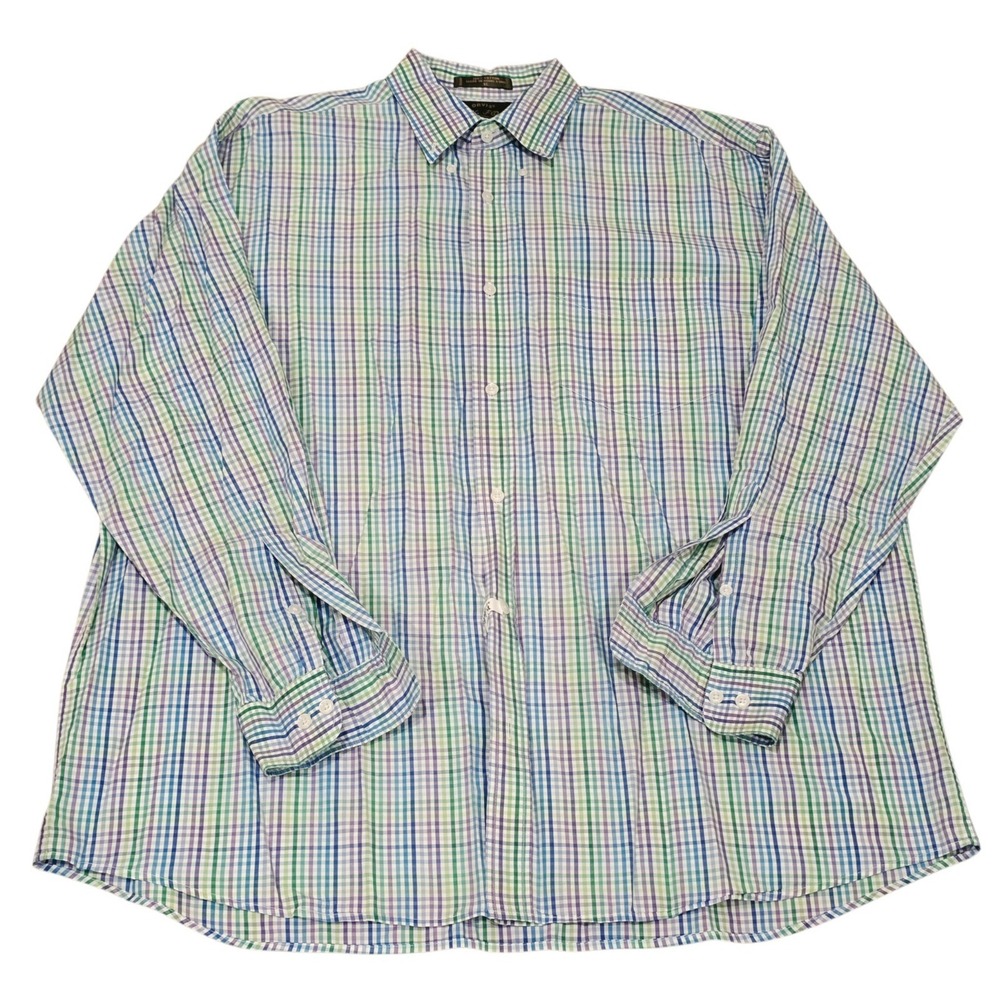 Orvis Charles F. Orvis Signature Shirt Mens XL Plaid Check Cotton Button Down